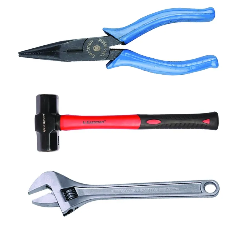 Eastman Plier Adjustable Wrench Sledge Hammer