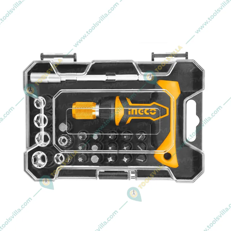 Ingco Pcs T Handle Wrench Screwdriver Set Hksdb Pack Of