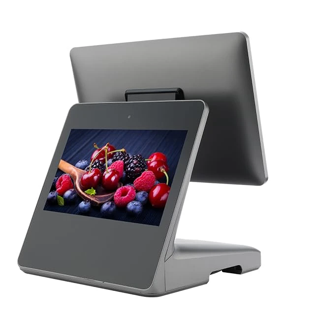 Hooks DELTA Dual Display Android POS system with 4 GB RAM and 64 GB storage for Modern Retail and Hospitality Setups