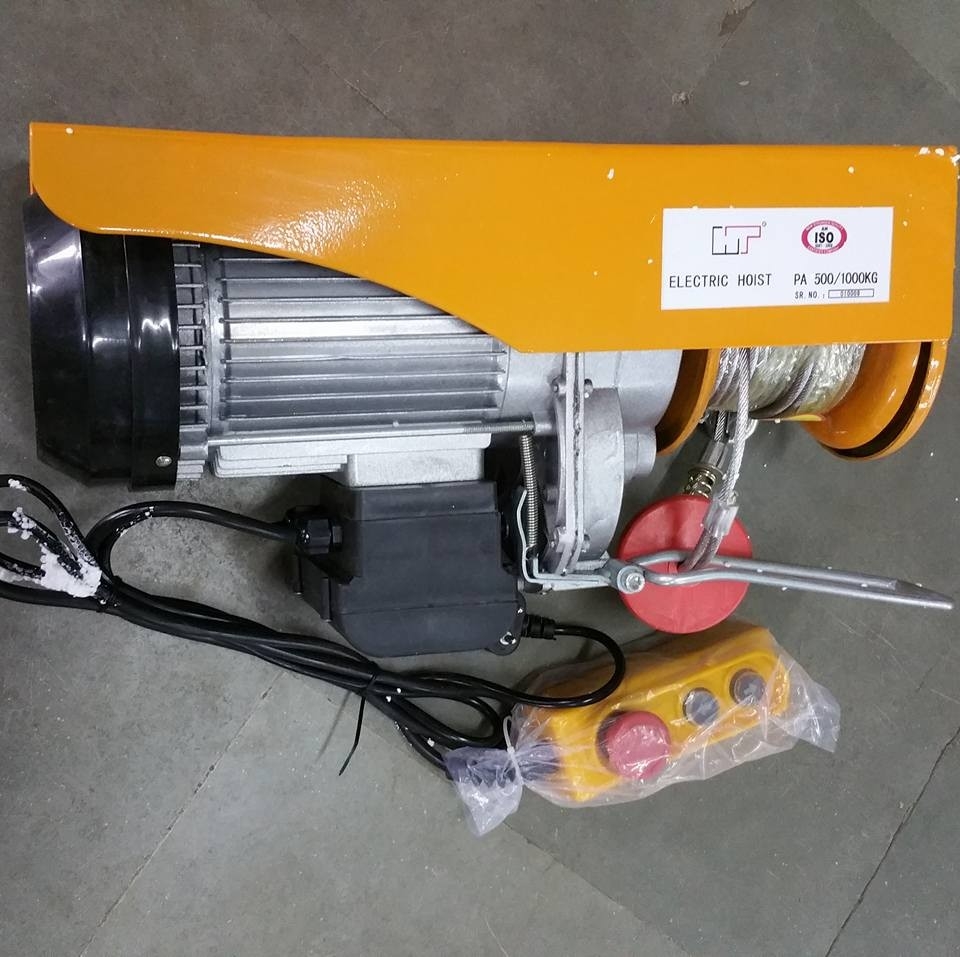 Heavy Duty 200Kg Mini Electric Hoist PA500 with 20 Meter Rope