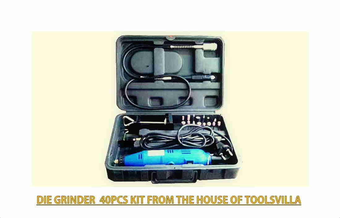 Die grinder,135 watt,with Kit and flexible shaft 