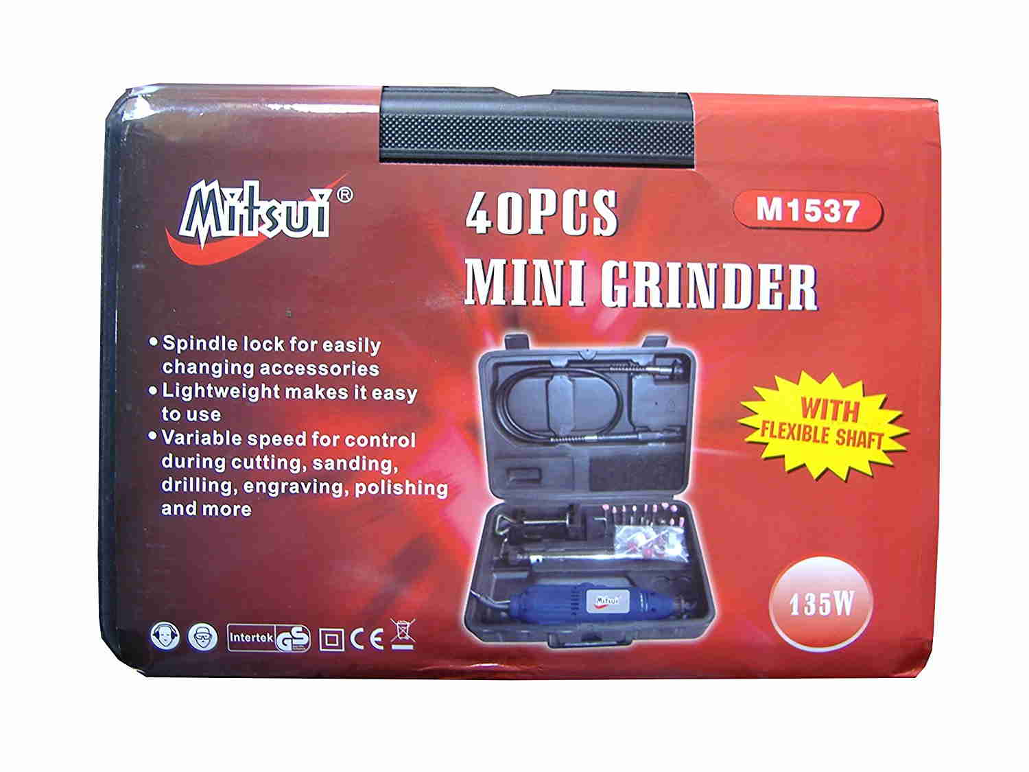 Die grinder,135 watt,with Kit and flexible shaft 