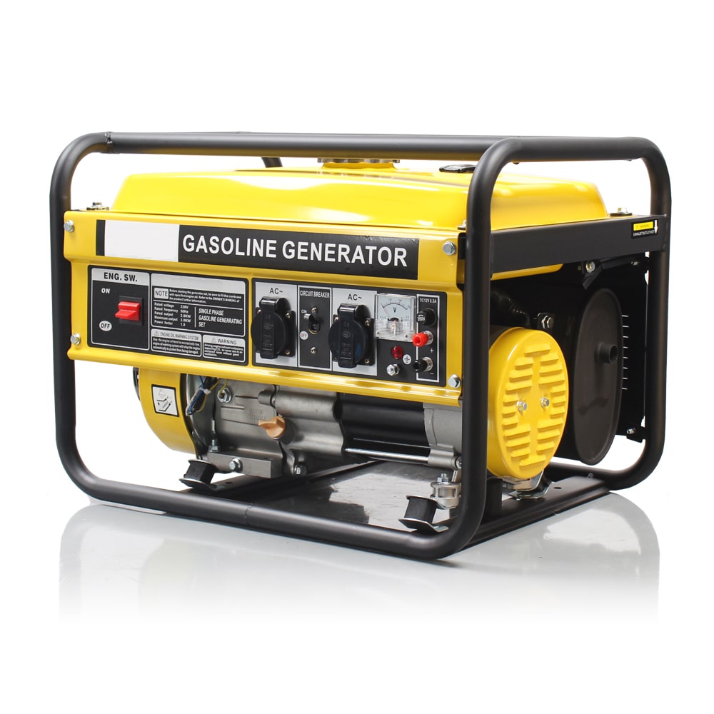 Portable Self Start Petrol Generator 3KVA, Single Phase