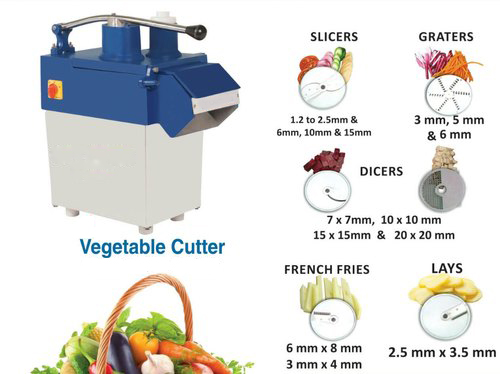 Heavy Duty Vegetable Cutter Machine with 0.5hp Motor, 150kg per hr