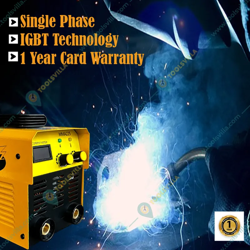 JK Weld 225 Amp Single Phase ARC Welding Machine with 1 Year Warranty