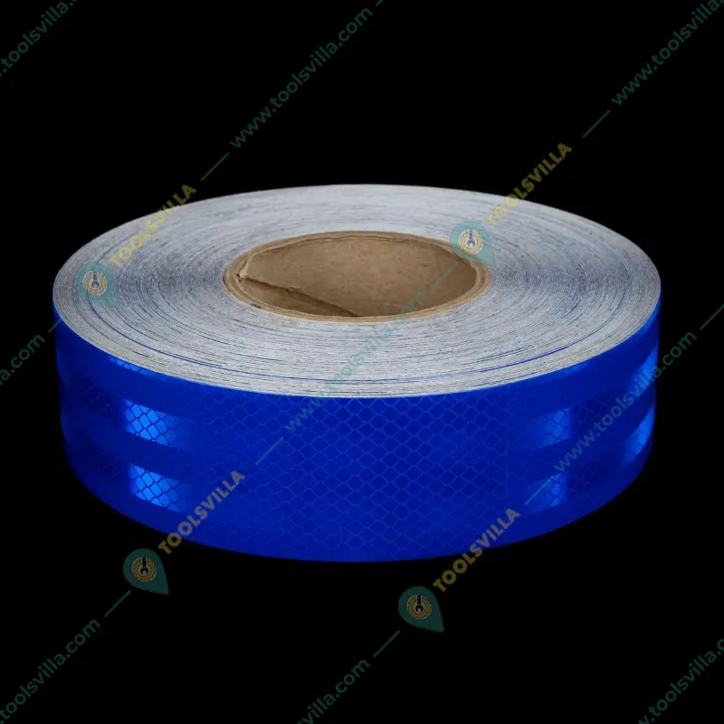 Minsales Blue Reflective Tape - 2 Inch x 40 Meter, Radium, Water Proof