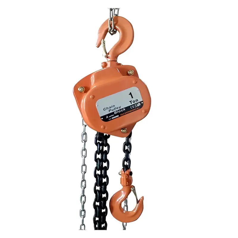 UTC 1 Ton Chain Pulley Block With 3 Meter x 6 mm Load Chain - 3 Meter Standard Lift - Single Fall