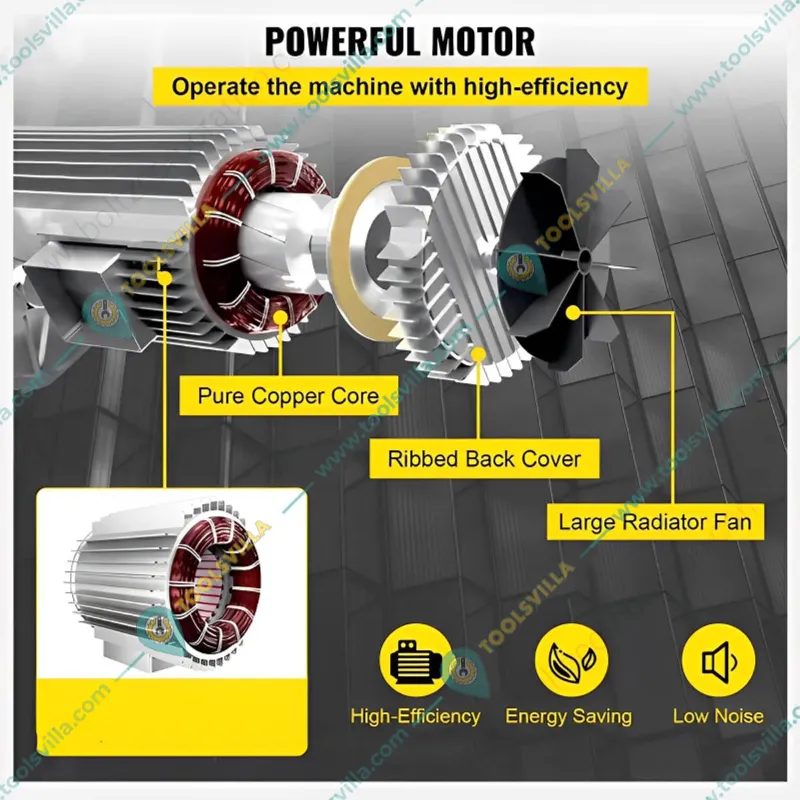 Powerfox PA 1000 kg Electric Hoist with 2.0 HP Copper Winding Motor, 7 mm diameter & 20 meter long Wire Rope