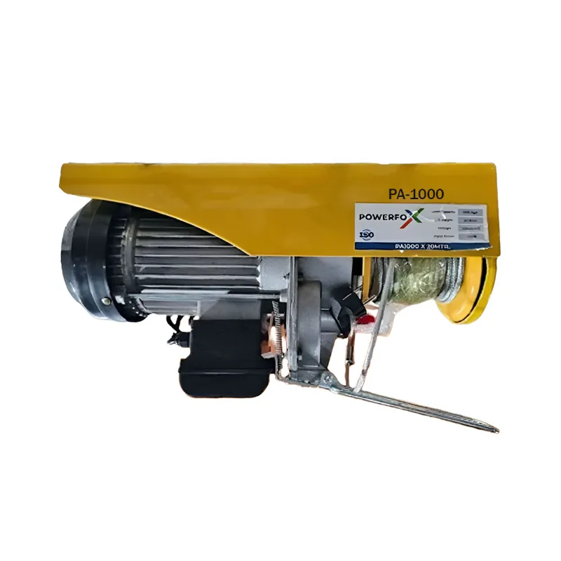 Powerfox PA 1000 kg Electric Hoist with 2.0 HP Copper Winding Motor, 7 mm diameter & 20 meter long Wire Rope