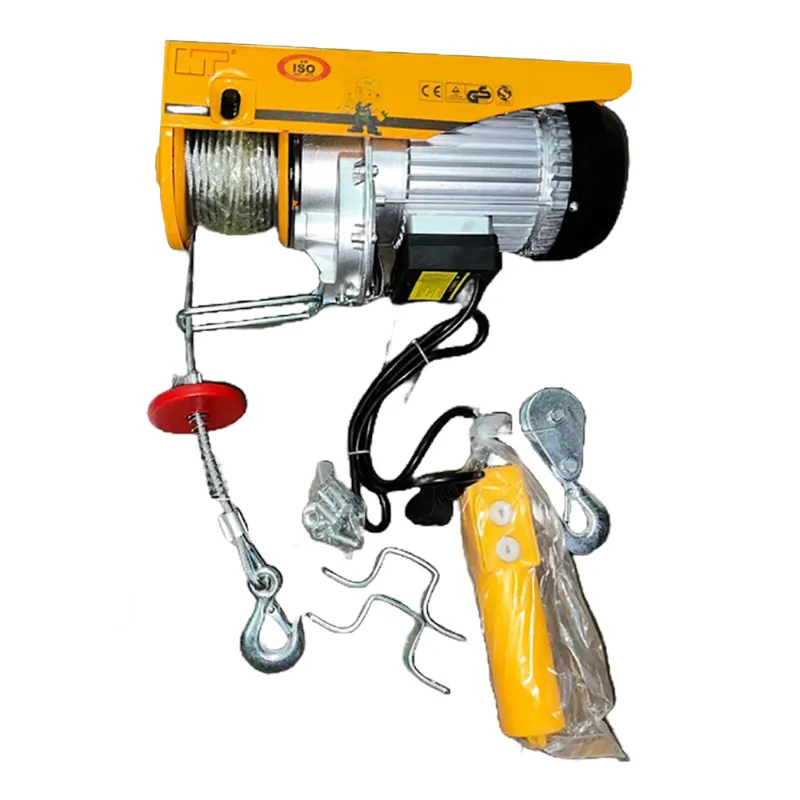 HT PA 1000 kg Electric Hoist with 2.5 HP Copper Winding Motor, 6 mm diameter & 20 meter long Wire Rope