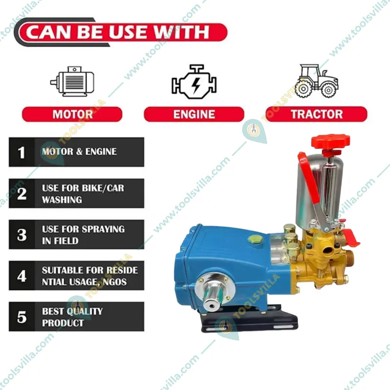 Spear SP-100, High Pressure Tractor Mounted HTP Sprayer For Pressure Cleaning & Agriculture Spraying