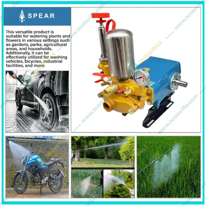 Spear SP-100, High Pressure Tractor Mounted HTP Sprayer For Pressure Cleaning & Agriculture Spraying