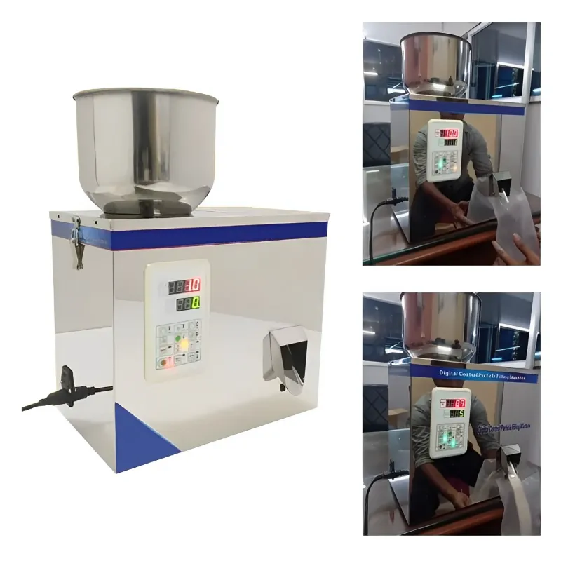 Tabletop 1gm to 50gm Stainless Steel Body Granule Filling Machine