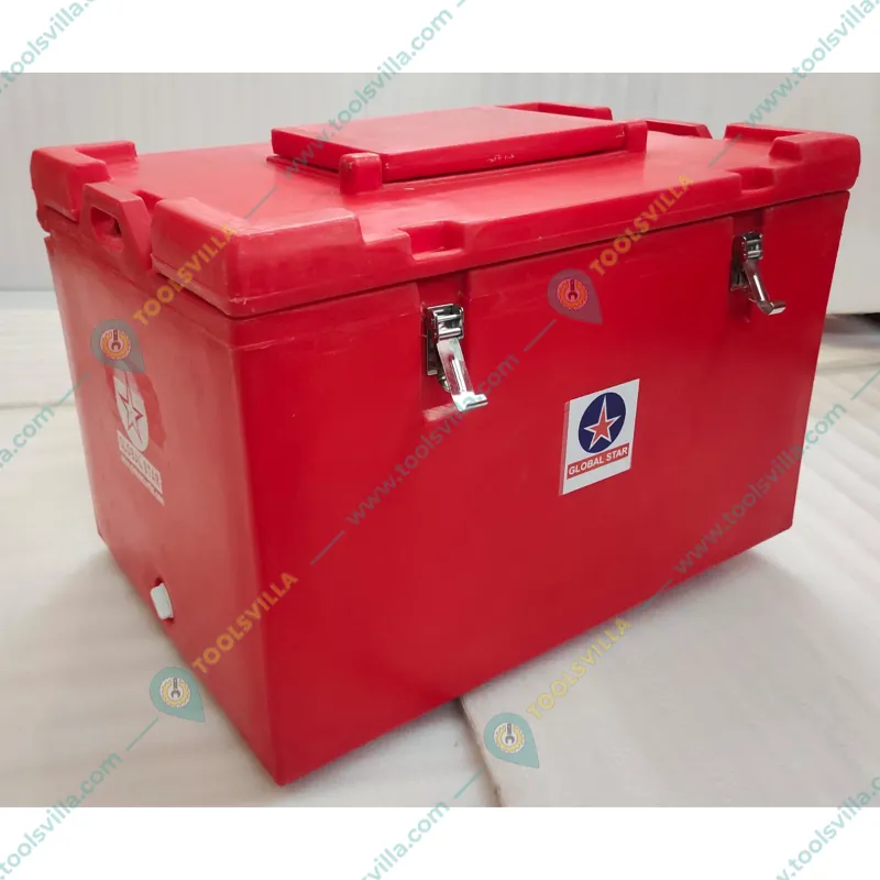 Global Star 100 Litre Insulated Chiller Ice-Box with Vending Lid and Drainage Hole for Medical, Party, Travel Purpose.