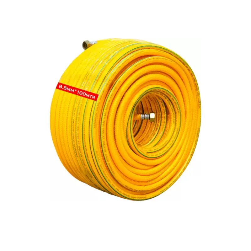 RICO ITALY 8.5mm 100mtr 3 Layered Heavy Duty High Pressure Hose Pipe Suitable for Agriculture, Irrigation, Bike/Car Wash