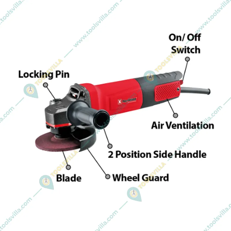Xtra Power 100 mm Angle Grinder, 1050 W & 11000 RPM (XPT 505)
