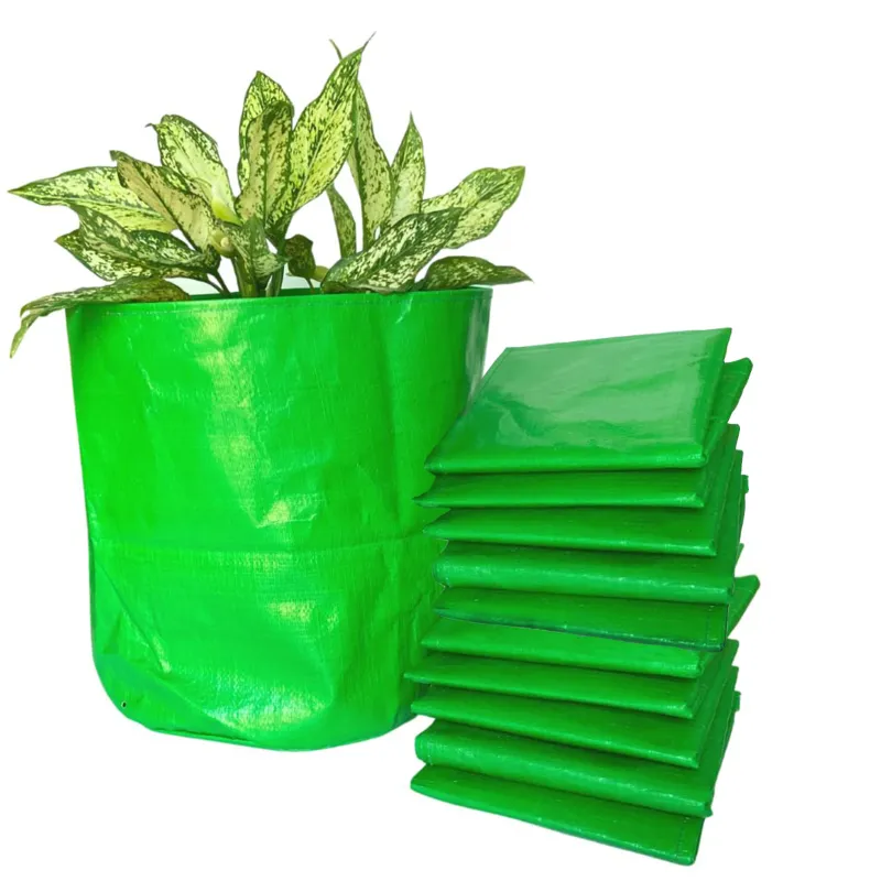 Siddhi 350 GSM 18 x 18 inch HDPE Grow Bag for Garden, Nursery (Pack of 100 pieces)