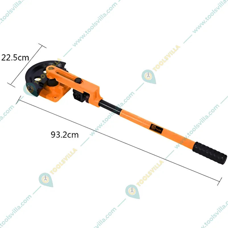 VOLTZ 10 - 25 mm Manual Pipe Bender, Heavy Duty Tube Bender for Bending Metal, Copper, or Stainless Steel (SWG 25S)