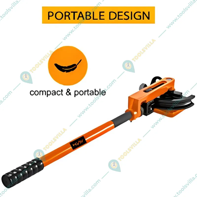 VOLTZ 10 - 25 mm Manual Pipe Bender, Heavy Duty Tube Bender for Bending Metal, Copper, or Stainless Steel (SWG 25S)