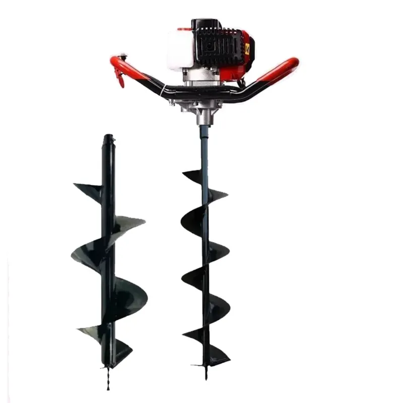 SPEAR  52 cc 2 Stroke Earth Auger / Post Hole Digger Machine With 6 & 10 Inch Bit