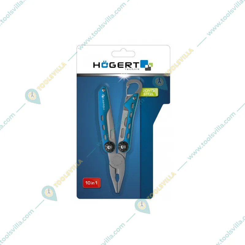 Hogert 110 mm 10 in 1 Multipurpose Tool with Aluminium Handle