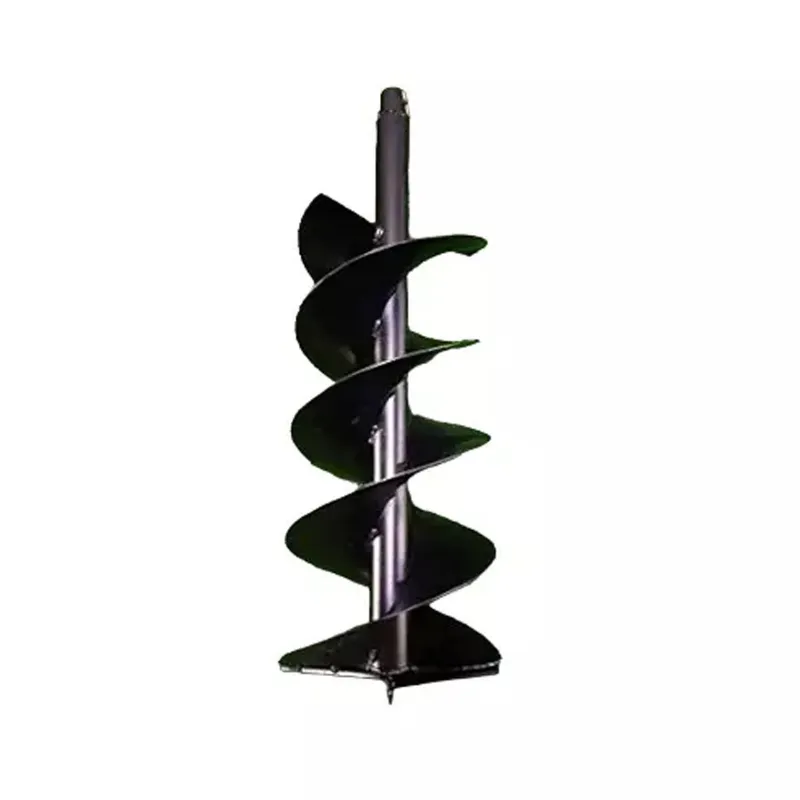 Heavy Duty 10 inch Double Spiral Drill Bit For Earth Auger/ Post Hole Digger Machine