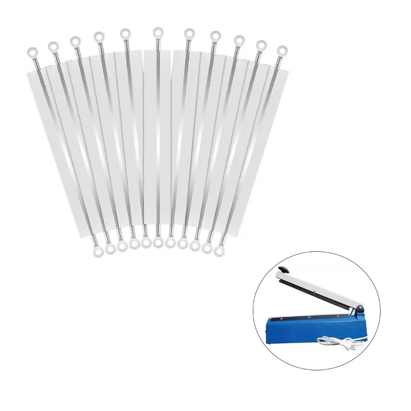 10 Inch, Elements with Teflon Cloths For Hand Sealing Machine (Set of 10)