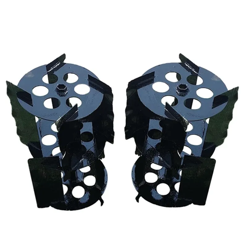 2 Pieces of Premium Quality 10 inch (25.4 cm) Mini Paddy Cage Wheel for 5 and 10 HP Petrol Power Tiller