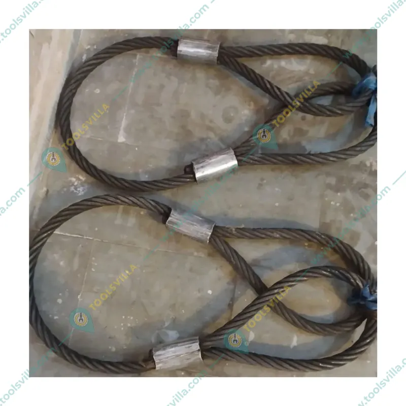 National 10 mm 6 meter Long Wire Rope Sling For Lifting, Rigging and Material Handling