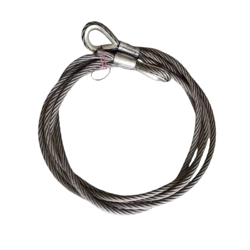 National 10 mm 6 meter Long Wire Rope Sling For Lifting, Rigging and Material Handling