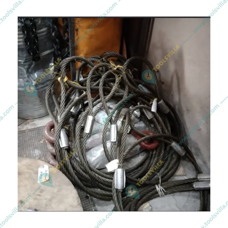 National 10 mm 6 meter Long Wire Rope Sling For Lifting, Rigging and Material Handling