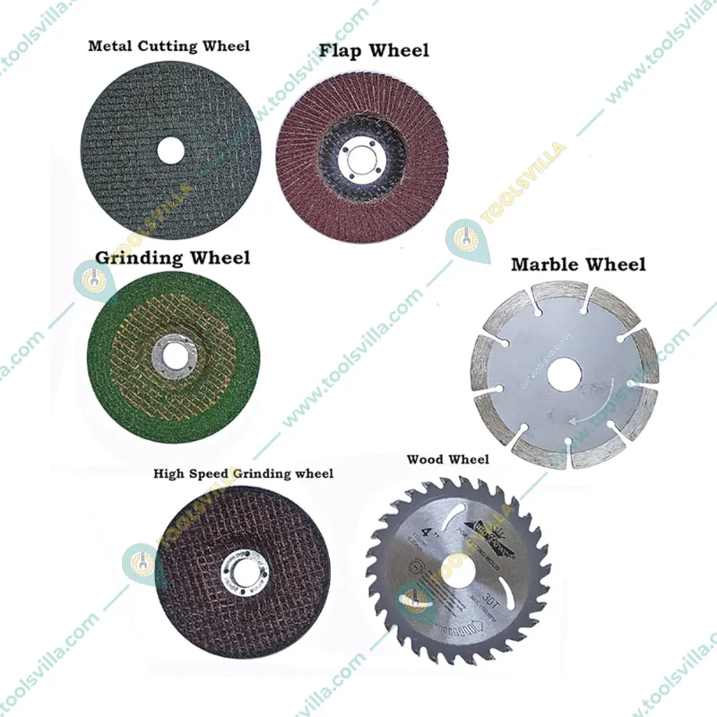 10mm 300 Watt Drill Machine & 100mm 850 Watt Angle Grinder With 6 Pcs Wheel, 5 Pcs Wood Drill Bits, 1 Pcs Masonry Bit & 1 Pair Gloves