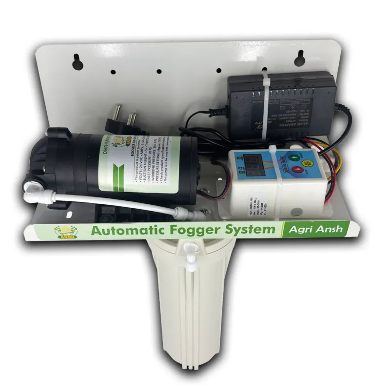 Agriansh 10 Nozzle Fogger Kit with Timer, Filter, 100 GPD Pump and other Accessories  Ideal for Dairy Farming