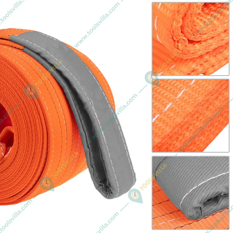 Polystud 10 Ton 3 Meter Polyester Material Web Sling With Double Ply, 250 mm Width