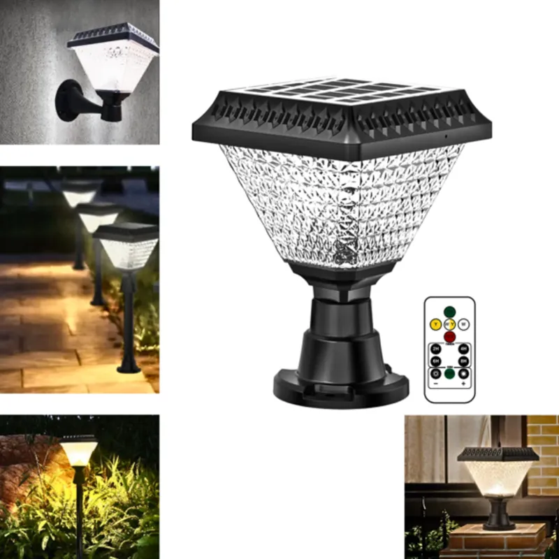 33 LED 10 W Square Solar RGB Light, Waterproof with Remote Outdoor Lighting Solution For Enhance Garden or Pathway
