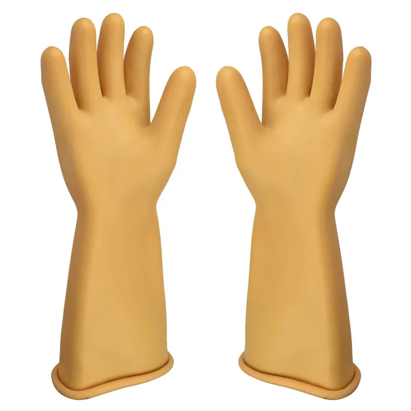 Crest Electrical Safety Gloves - 11 Kva Electrical Insulated, Latex 