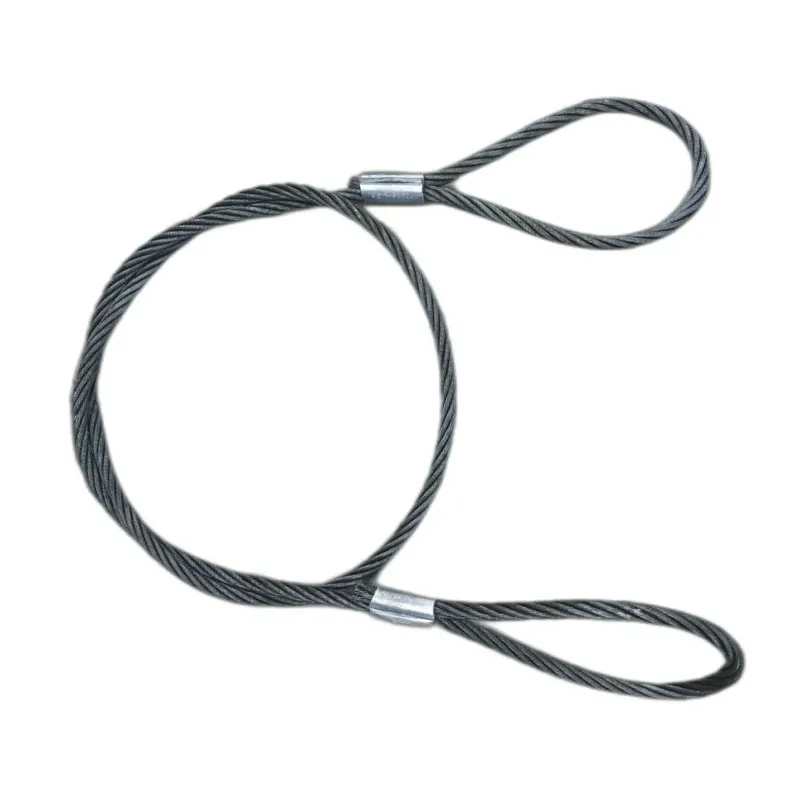 MAHADEV 11 mm 13 Meter Wire Rope Sling,1400 kg load capacity, 6x19 Steel Core For Lifting, Rigging, and Material Handling