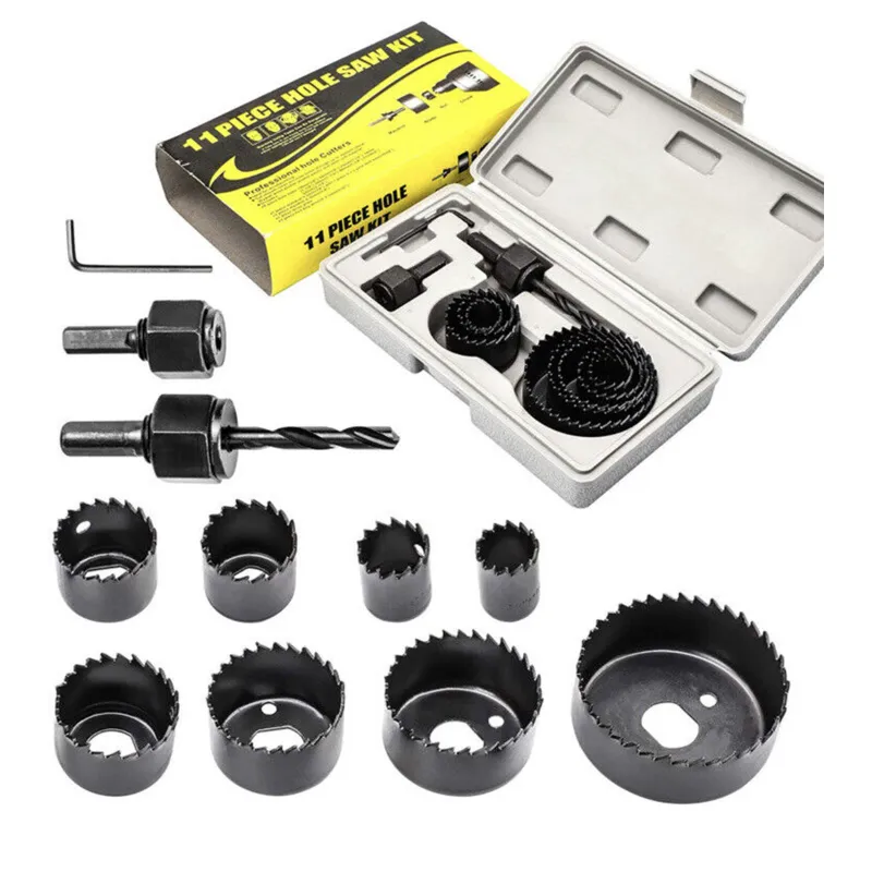 Premium Quality Circular Hole Saw 11 Pcs Set