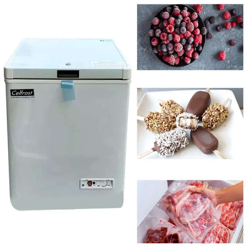 Celfrost CF 155 Single Head Hard Top 35L Capacity Convertible Chest Freezer for ice-Cream, Cold Drinks, Snacks Storing