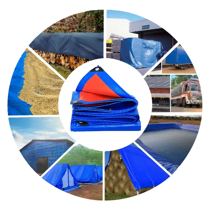 Siddhi 125 GSM HDPE, Waterproof, UV Protected Tarpaulin Sheet | Zero Filler and 100% Virgin(Size-24 feet x 21 feet)