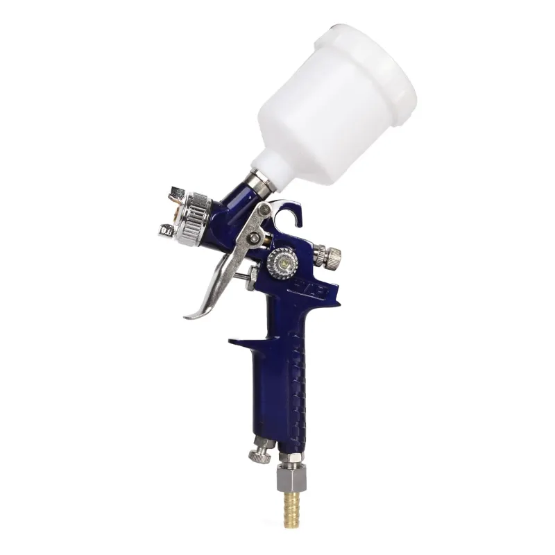 Flymax 0.8 mm Nozzle Size HVLP Spray Gun, 125 ml Cup Capacity (H-2000) 