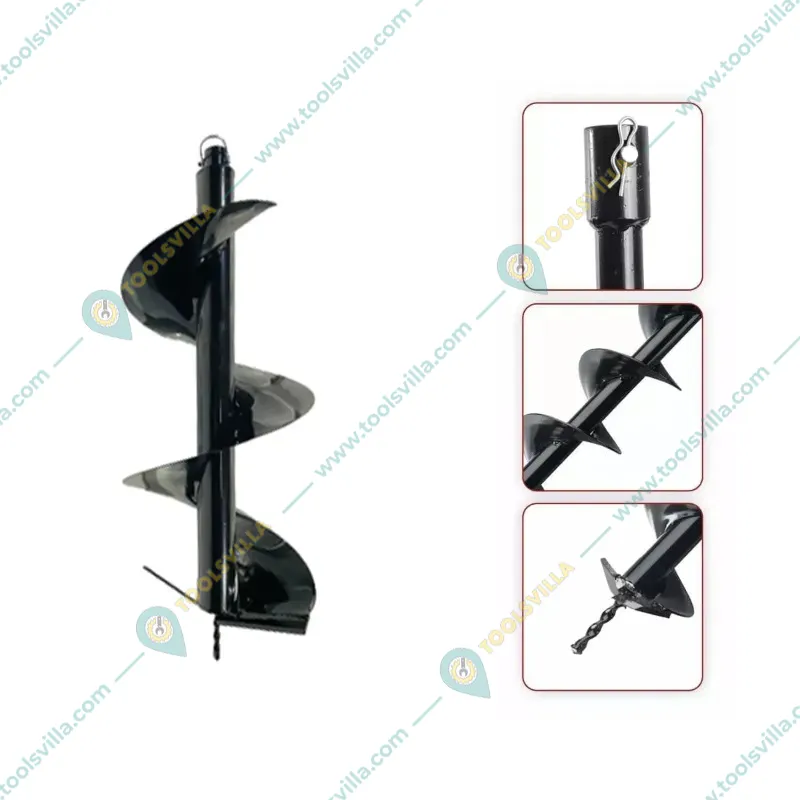 Zeyang 12 Inch Single Spiral Auger Bit For 2 Stroke & 4 Stroke Earth Auger, EA-041