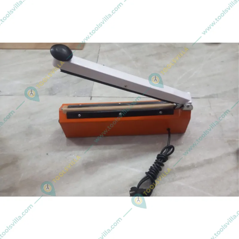 12 Inch Impulse Hand Sealer with time Adjustment Facility for Plastic pouch packing
