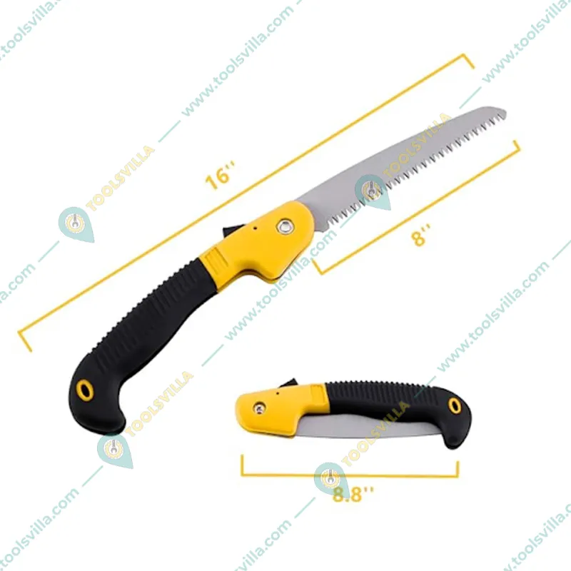 Folding Saw-Heavy Duty 8 inch Harden Razor Tooth Steel-Hand Saw for Camping/Pruning/Backpacking/Gardening/Trees (Pack of 5)