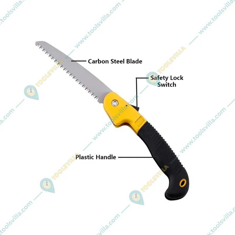Folding Saw-Heavy Duty 8 inch Harden Razor Tooth Steel-Hand Saw for Camping/Pruning/Backpacking/Gardening/Trees (Pack of 5)
