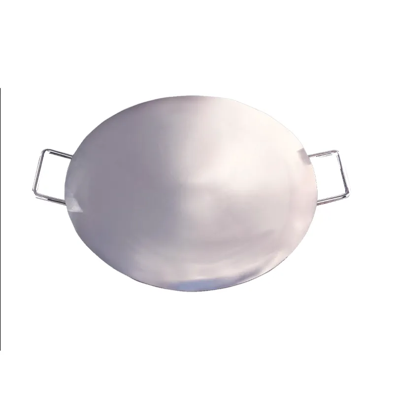 Commercial 12 inch Round Tawa Platter of 3 mm Thickness, Stainless Steel Body, for Catering Purpose