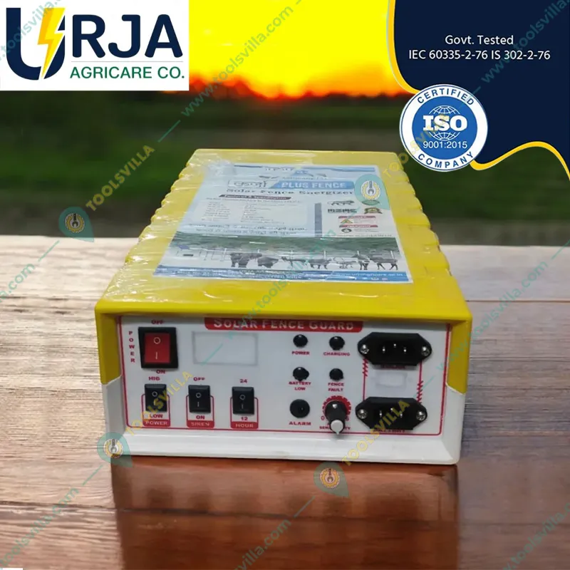 Urja 12 KV Power Plus Zatka Machine for 50 Acre With Cables, Siren and 2 Piece Warning Plates (1 Year Warranty on Machine)