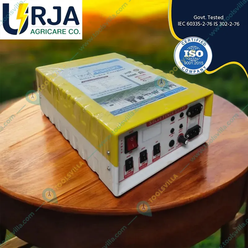 Urja 12 KV Power Plus Zatka Machine for 50 Acre With Cables, Siren and 2 Piece Warning Plates (1 Year Warranty on Machine)