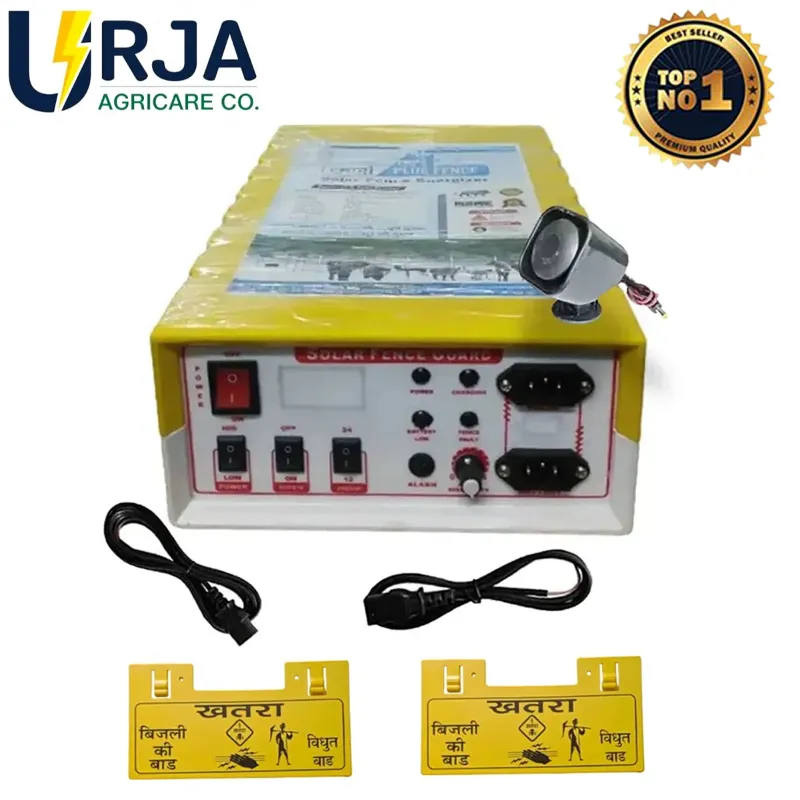 Urja 12 KV Power Plus Zatka Machine for 50 Acre With Cables, Siren and 2 Piece Warning Plates (1 Year Warranty on Machine)
