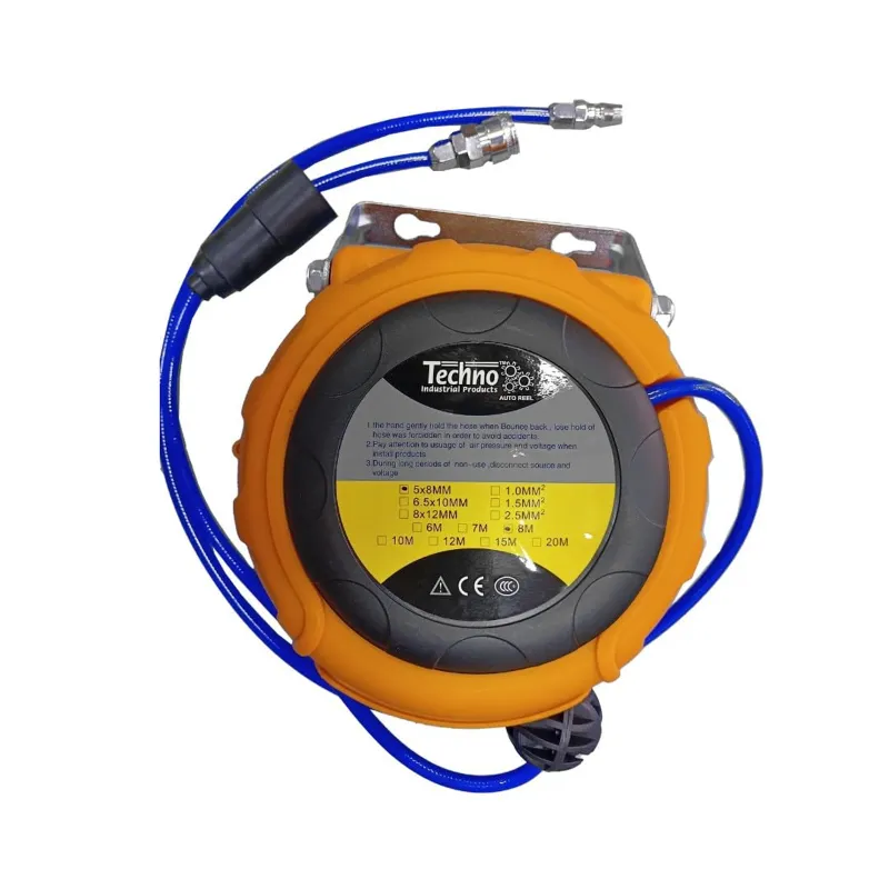 Techno 12 mm Diameter Air Hose Reel, 10 Meter Long (AHR-03)